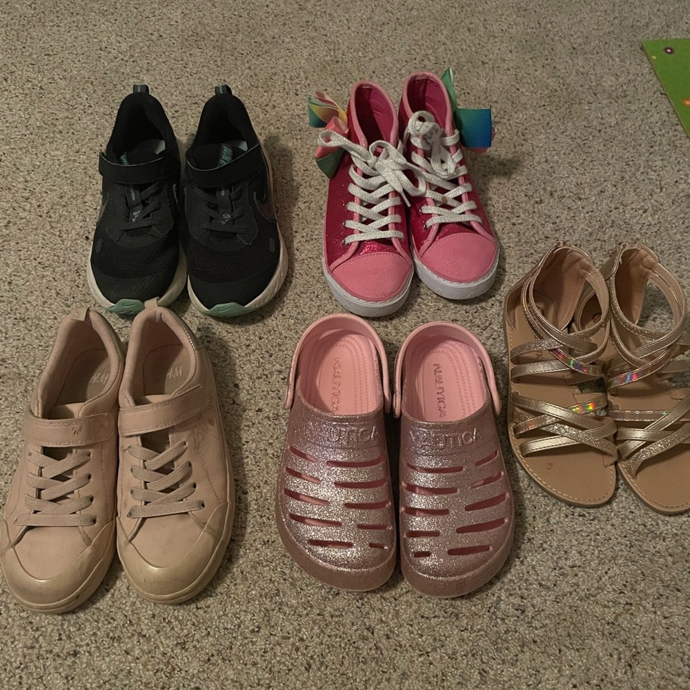Lot of girls shoes Nike Nautica H&M